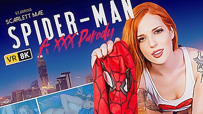 Spider Xxx Parody) - Redhead Girlfriend Hardcore Pov - Scarlett Mae